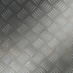 Plaque Aluminium à larmes Antidérapante format 1x1mètre, Plaque